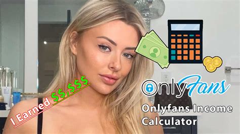 onlyfans income calculator|OnlyFans Earning Calculator 